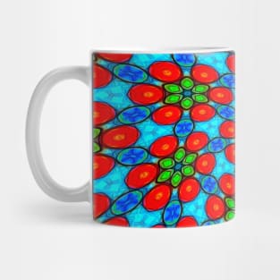 Colorful Paper Flower Mug